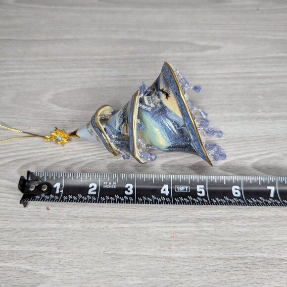 Thomas Kincade Jeweled Tree Ornament Bone China Bradford Exchange 5" - Picture 9 of 11